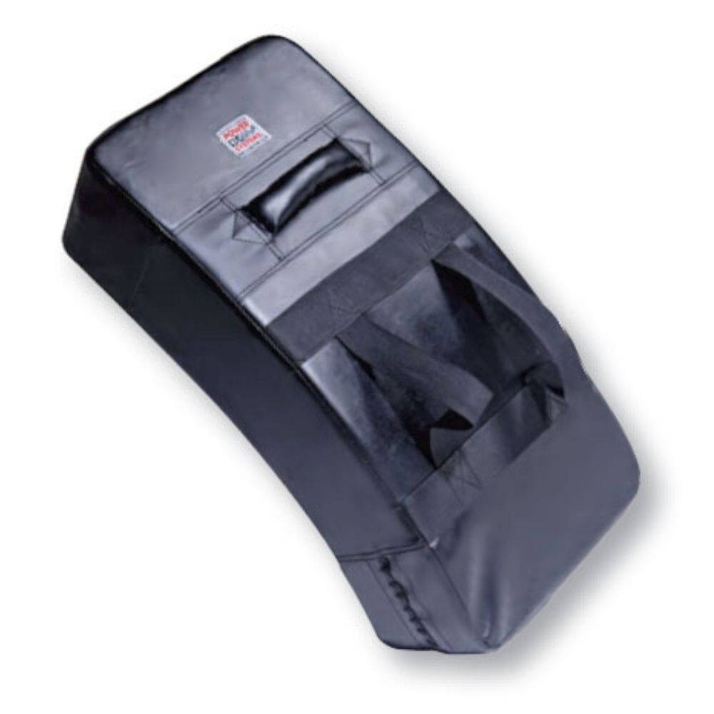 Front. Power Systems - PowerForce Kick Shield - Pro Kick and Punch Shield 26'' x 12'' Training Pad - Black.