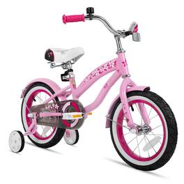 JOYSTAR - Cruise 12" Kids Bike for Ages 2-4 Years Old Girls Boys, Child Bicycles with Training Wheels Coaster Brake - Pink