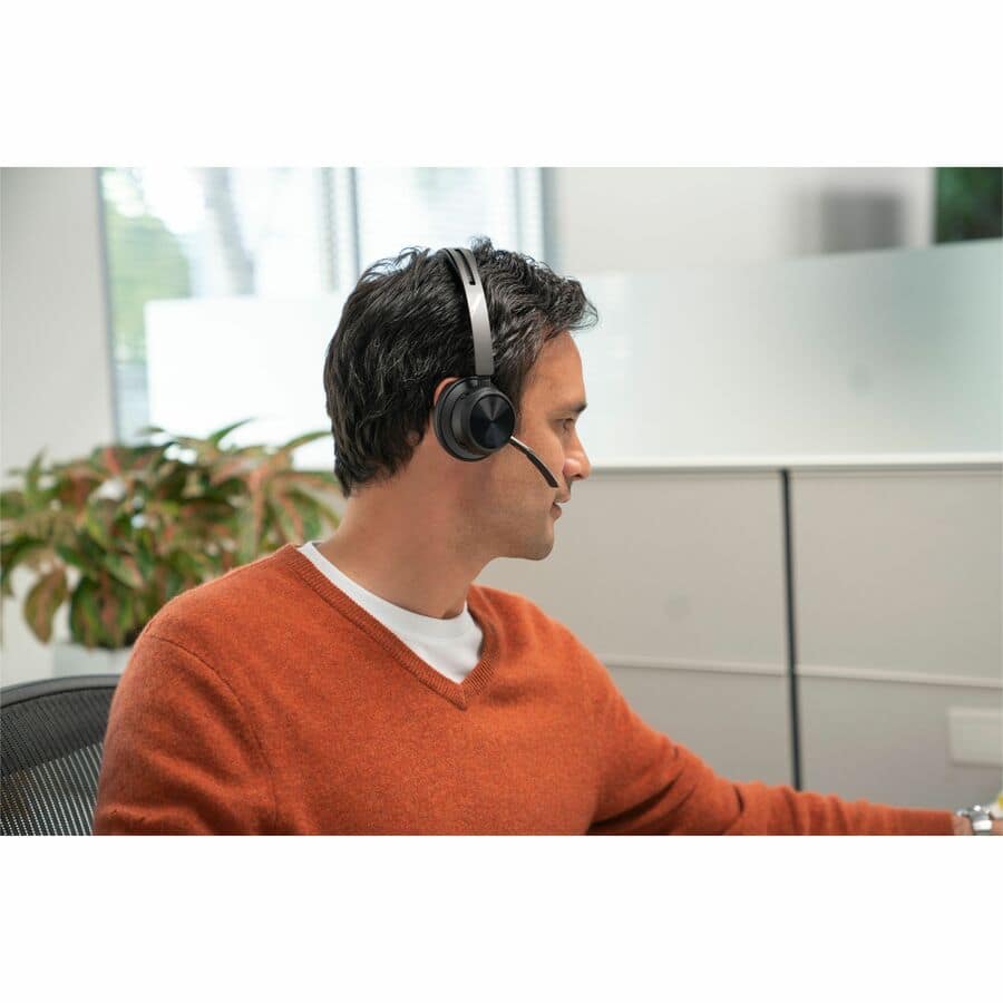 HP Poly Voyager Focus 2 USB C C Headset + USB C/A Adapter Google