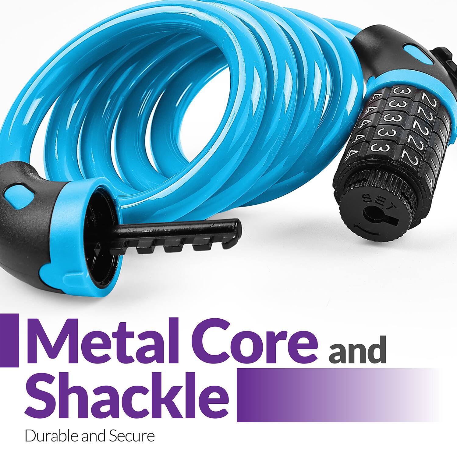 3 3 2 3 2 7 2 3 7 2 3 2  
SEX  
Metal Core and Shackle  
Durable and Secure