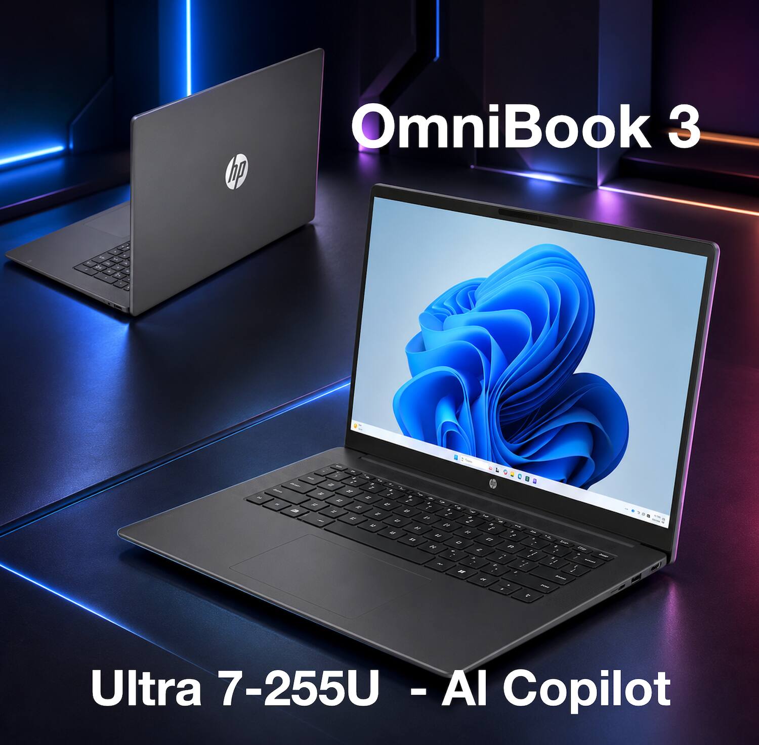 hp  
OmniBook 3  
- - 11 F - 1 - F f R + I F - - - N i NO # # 42 R - 1 - - - ? - -  
-  
1  
- S y  
Ultra 7-255U - AI Copilot