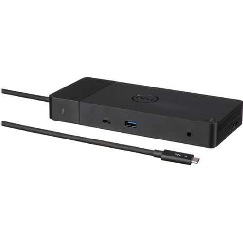 Dell - WD19TBS Thunderbolt 130w Power Delivery Docking Station, Black