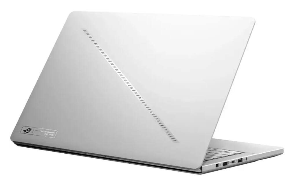 Alt View 4. ASUS - ASUS G14 GA403UM GA403UM-G14.R9HX4 Gaming Laptop, Ryzen 9 270, 16GB, 1TB SSD, 14.0" (2880x1800), RTX 5060, Win 11 Home - Platinum White.