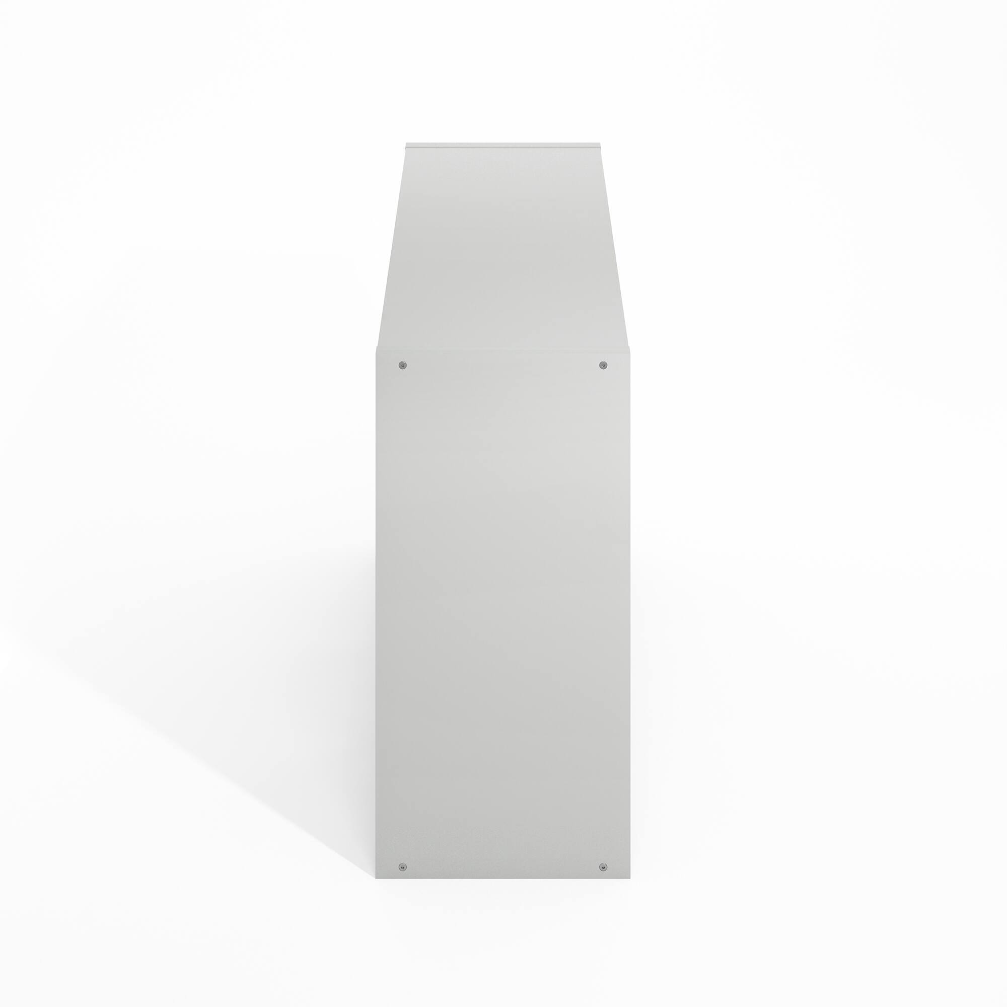 Alt View 5. Furinno - HERMITE Kitchen Island, 6-Cube Kitchen Storage, Bakers Rack, Kitchen Island with Storage, for Kitchen - Pale Grey.