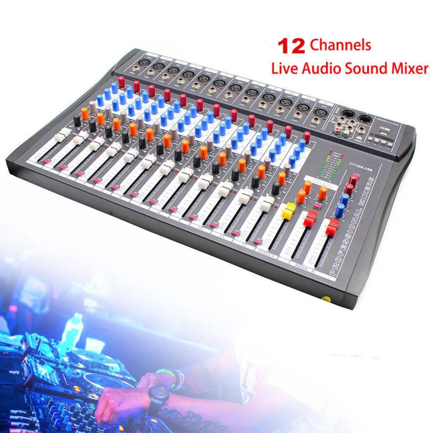 12 Channels Live Audio Sound Mixer

Professional Audio Mixer