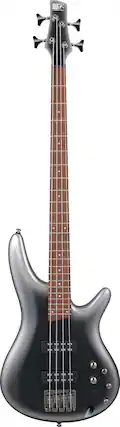 Front. Ibanez - Ibanez Standard SR300E 4-string Electric Bass Guitar - Midnight Gray Burst.