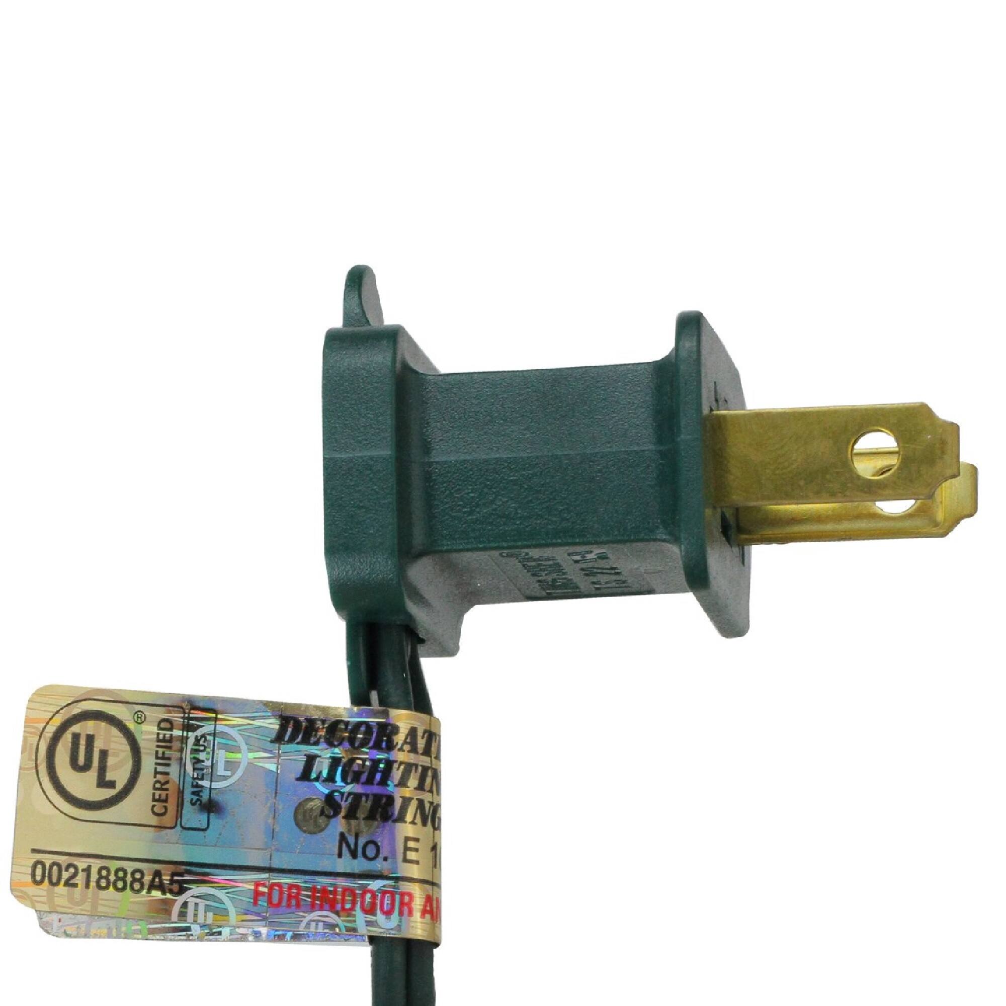 UL CERTIFIED SAFETY DECORATIVE LIGHTING STRING No. E 0021888A5 FOR INDOOR USE