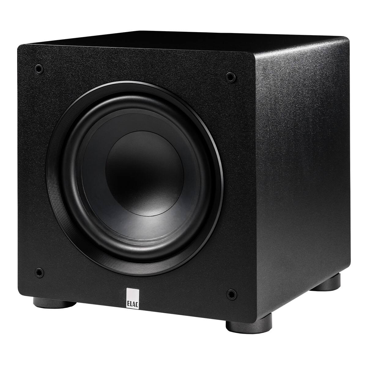 Front. ELAC - ELAC PS250 Varro 10 Inch Smart Subwoofer - Each (Black) - Black.