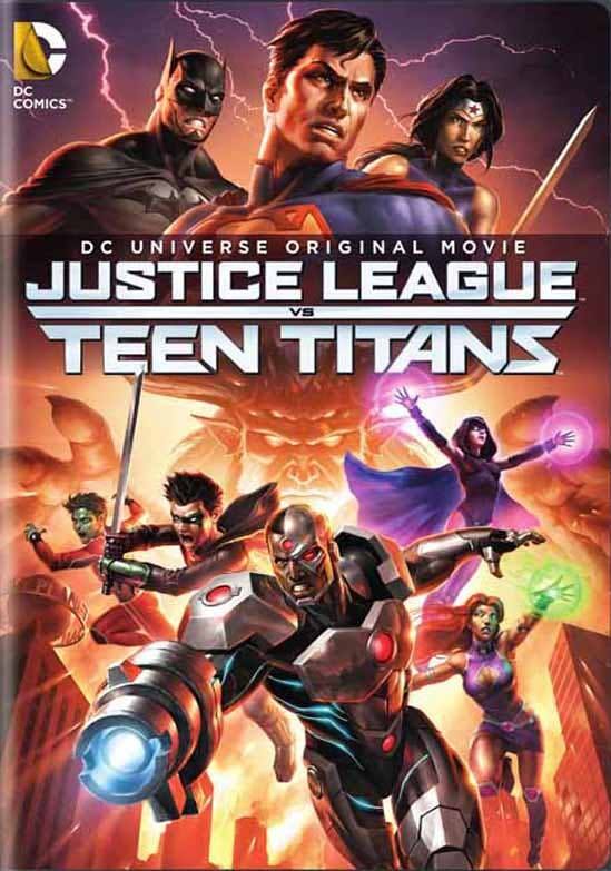 Front. Justice League vs Teen Titans [DVD].
