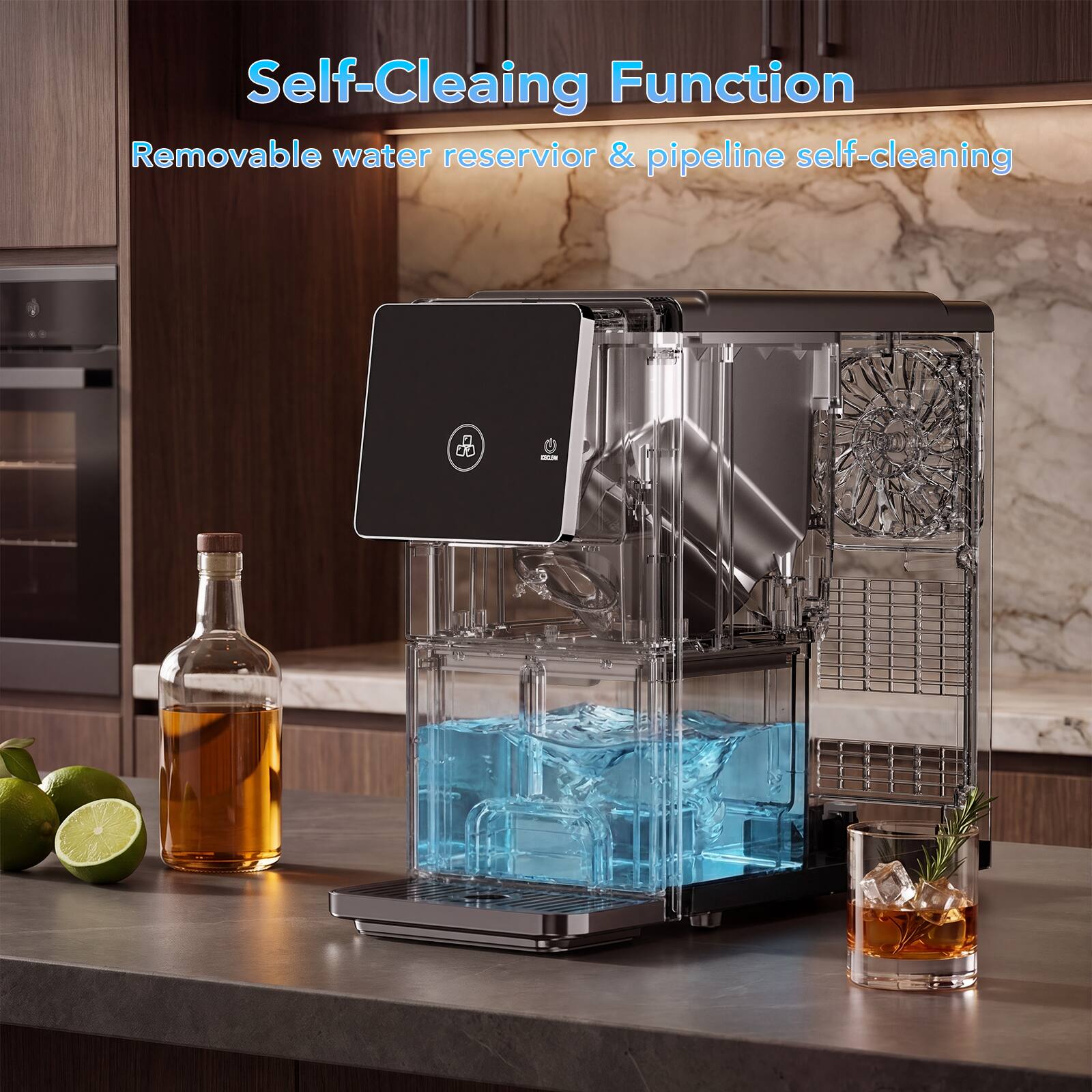 Self-Cleaning Function  
Removable water reservoir & pipeline self-cleaning