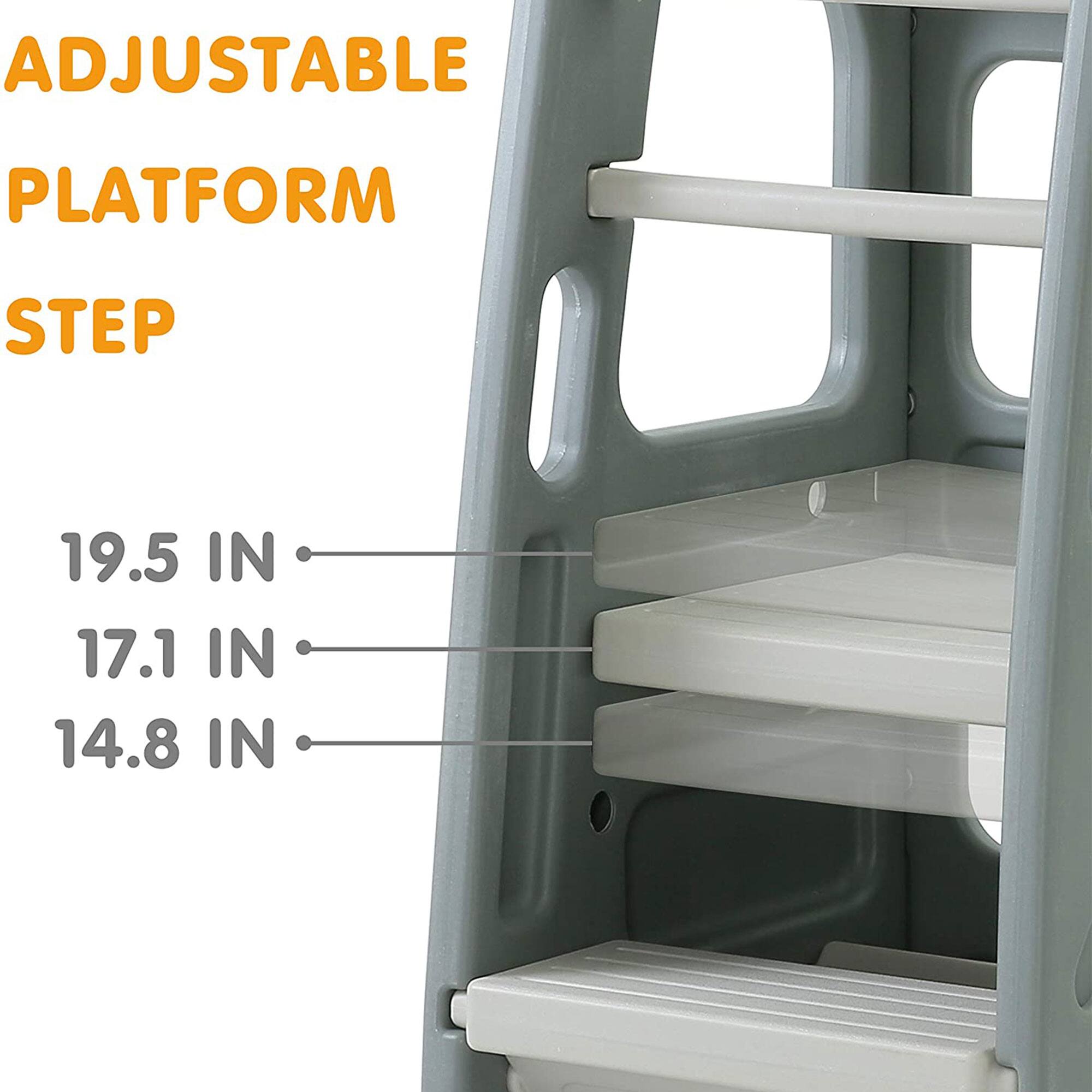 ADJUSTABLE PLATFORM STEP

19.5 IN  
17.1 IN  
14.8 IN