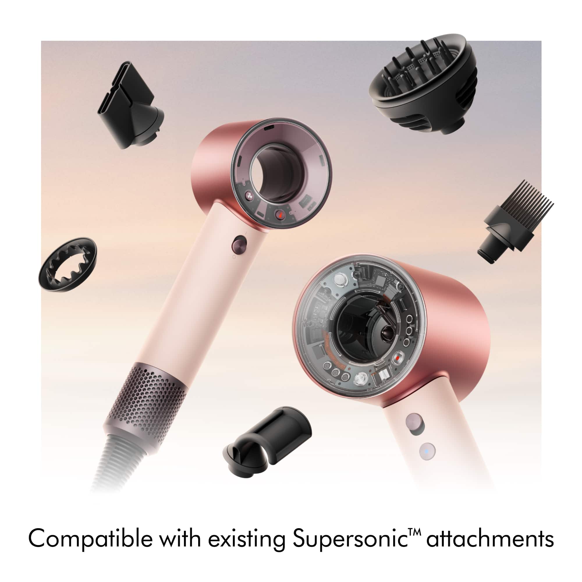 Dyson Supersonic Travel Hair Dryer Ceramic Pink / Rose Gold 492454