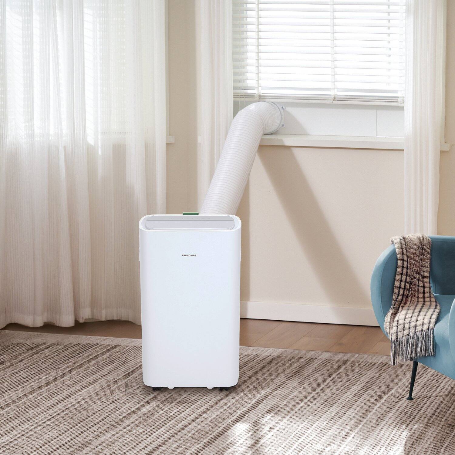 Alt View 23. Frigidaire - Frigidaire 115V 14,000 BTU 450 Sq. Ft. Portable Air Conditioner - White.