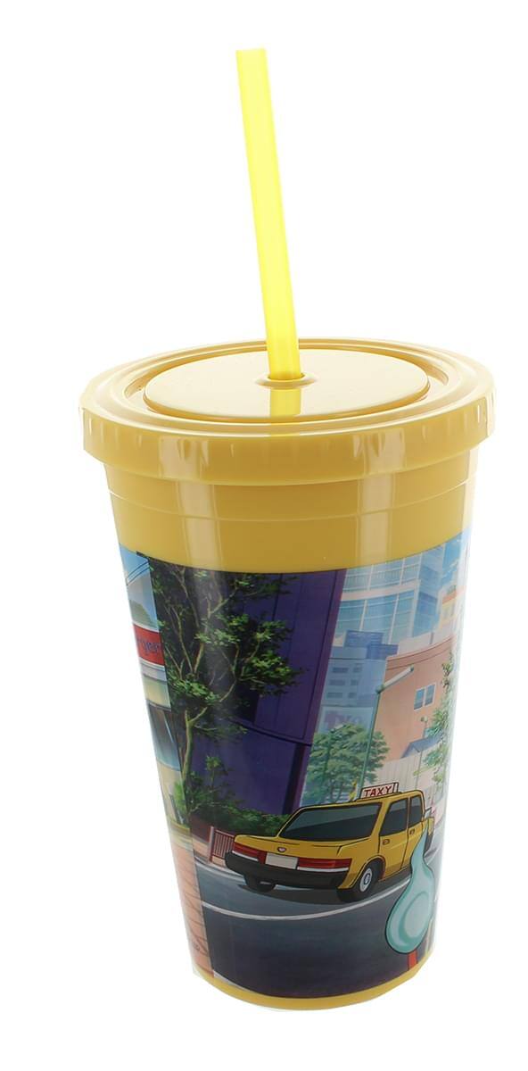 Alt View 1. Seven20 - Yo-Kai Watch Jibanyan 13-oz Travel Mug - Yellow.