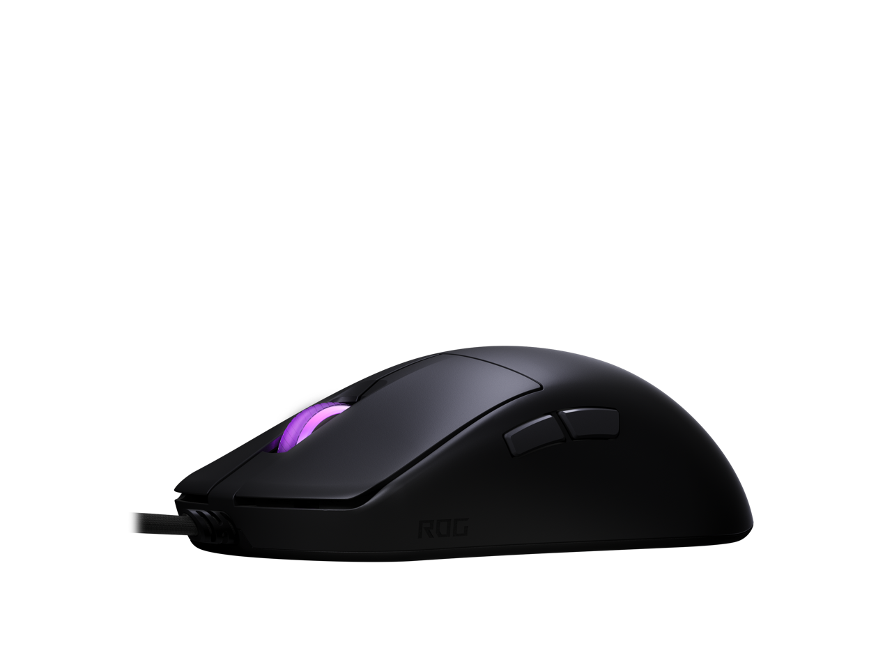 Alt View 2. ASUS - ASUS ROG Harpe Mini Core Mouse - Wired, 12K DPI, 52g, Right-Handed, Compact, Black - Black.