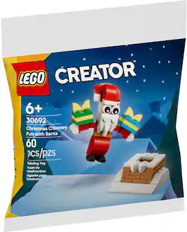 LEGO - Creator Christmas Chimney Fun with Santa Building Set 30692