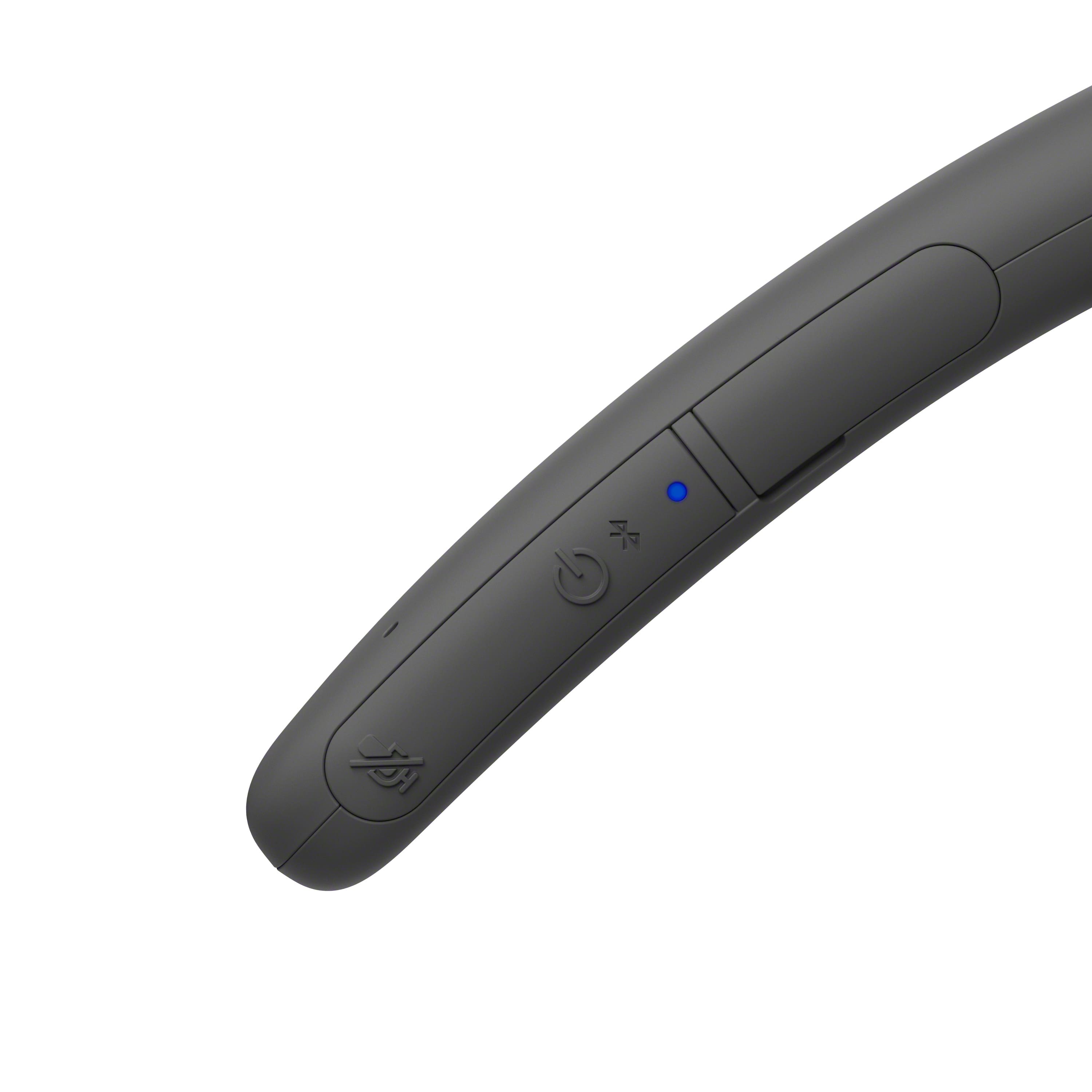 Alt View 22. Sony - Bluetooth Wireless Neckband Speaker - Charcoal Gray.