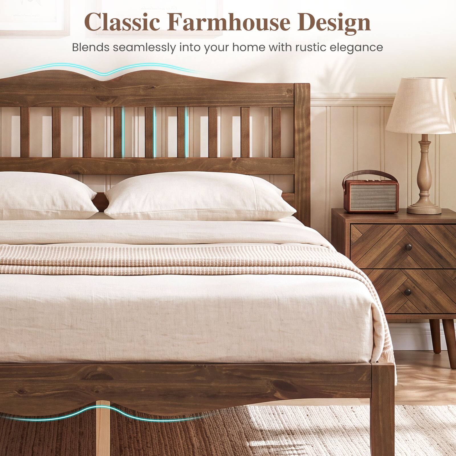 Classic Farmhouse Design  
Blends seamlessly into your home with rustic elegance