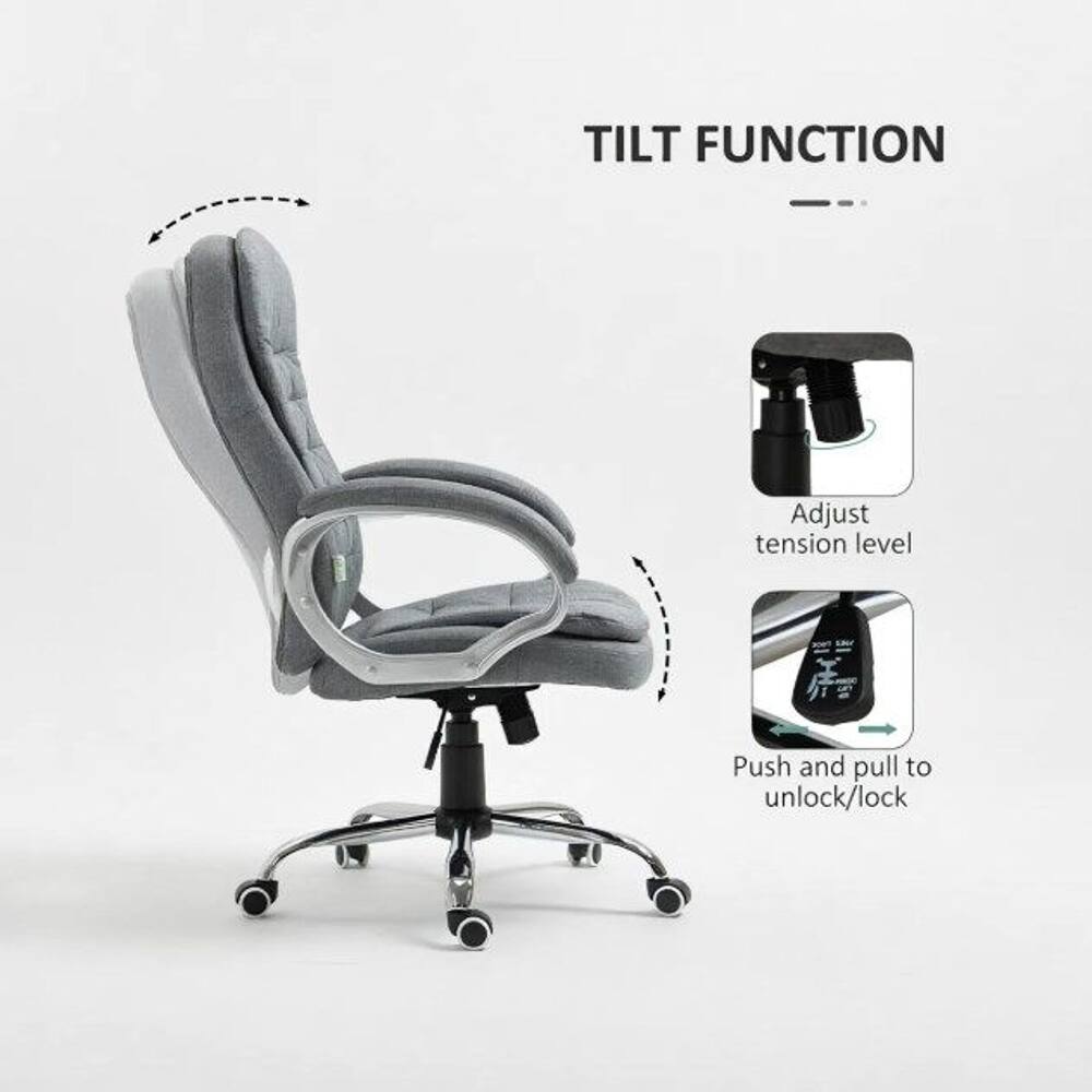 TILT FUNCTION  
Adjust tension level  
Push and pull to unlock/lock