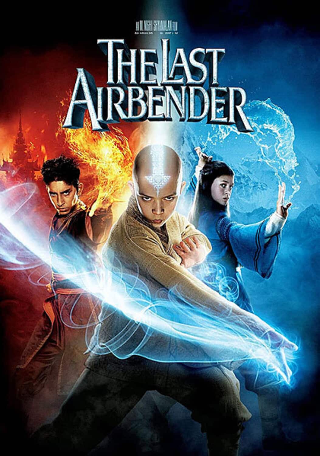 Front. The Last Airbender   - DVD.