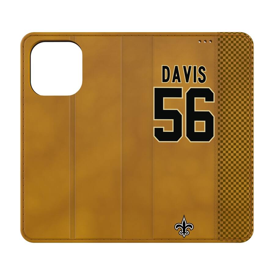 Keyscaper NFL Demario Davis New Orleans Saints Folio iPhone Case 13 Pro ...