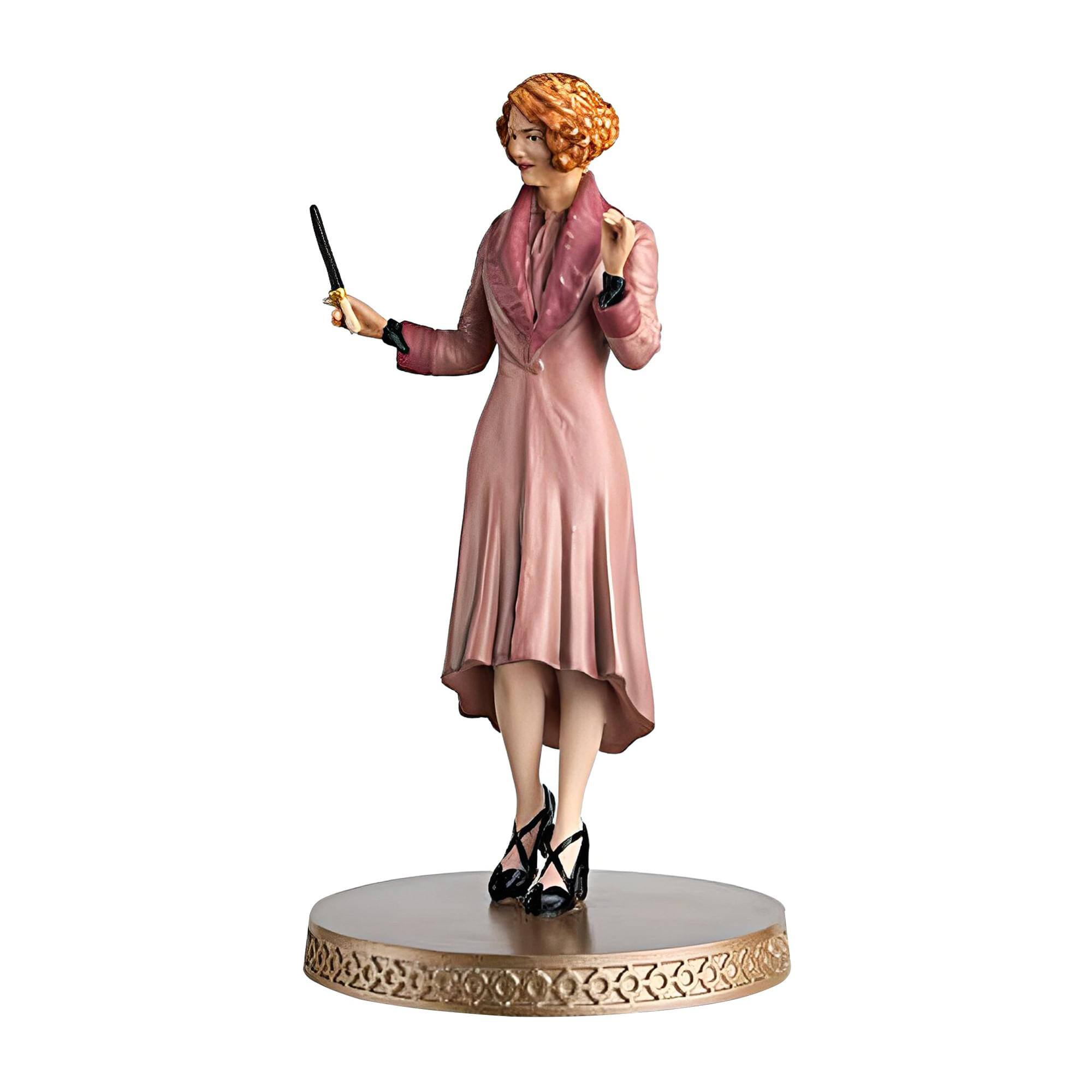 Alt View 1. Harry Potter - Eaglemoss Harry Potter Wizarding World 1:16 Figure | 007 Queenie Goldstein - Pink.