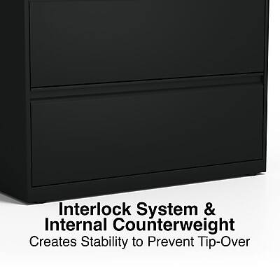 Interlock System & Internal Counterweight  
Creates Stability to Prevent Tip-Over
