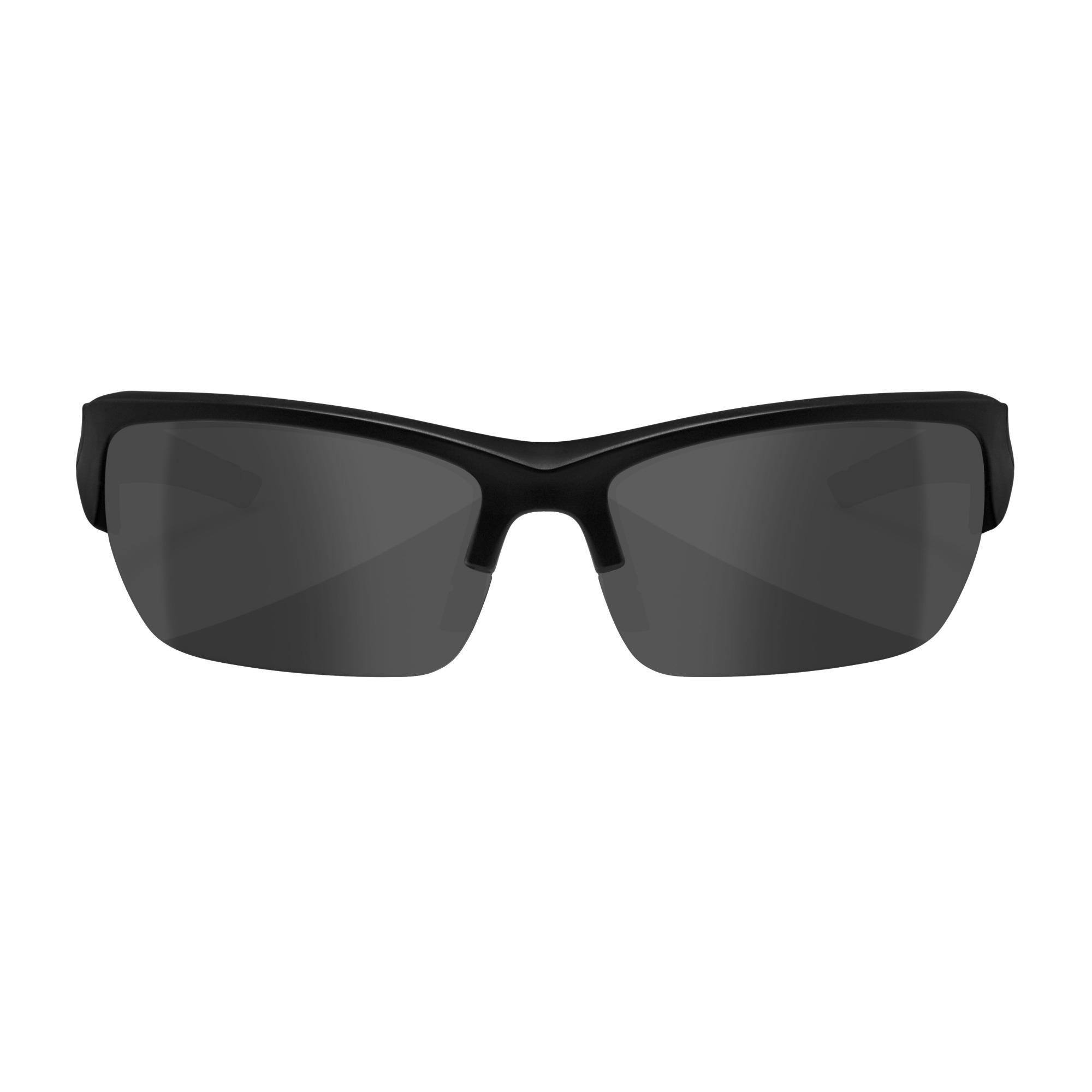 Angle. Wiley X - Wiley X Changeable WX Valor Sunglasses (Polarized Smoke Gray Lens) - Gray.