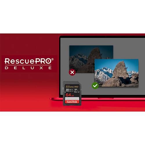 RescuePRO DELUXE  
Extreme PRO 2000  
64 GB  
SanDisk