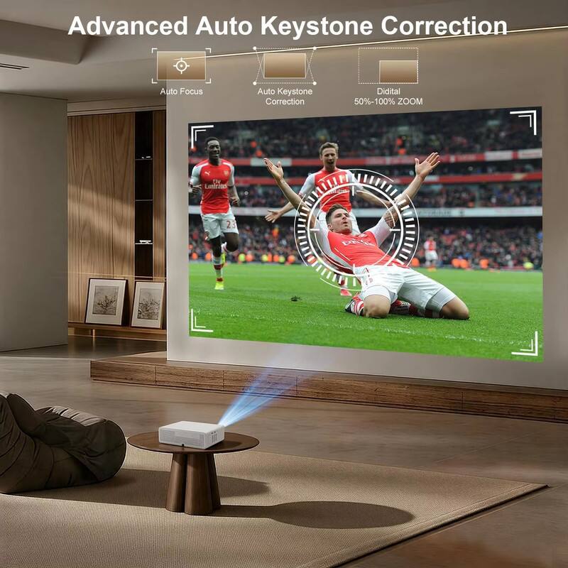 Advanced Auto Keystone Correction  
Auto Focus  
Auto Keystone Correction  
Digital 50%-100% ZOOM