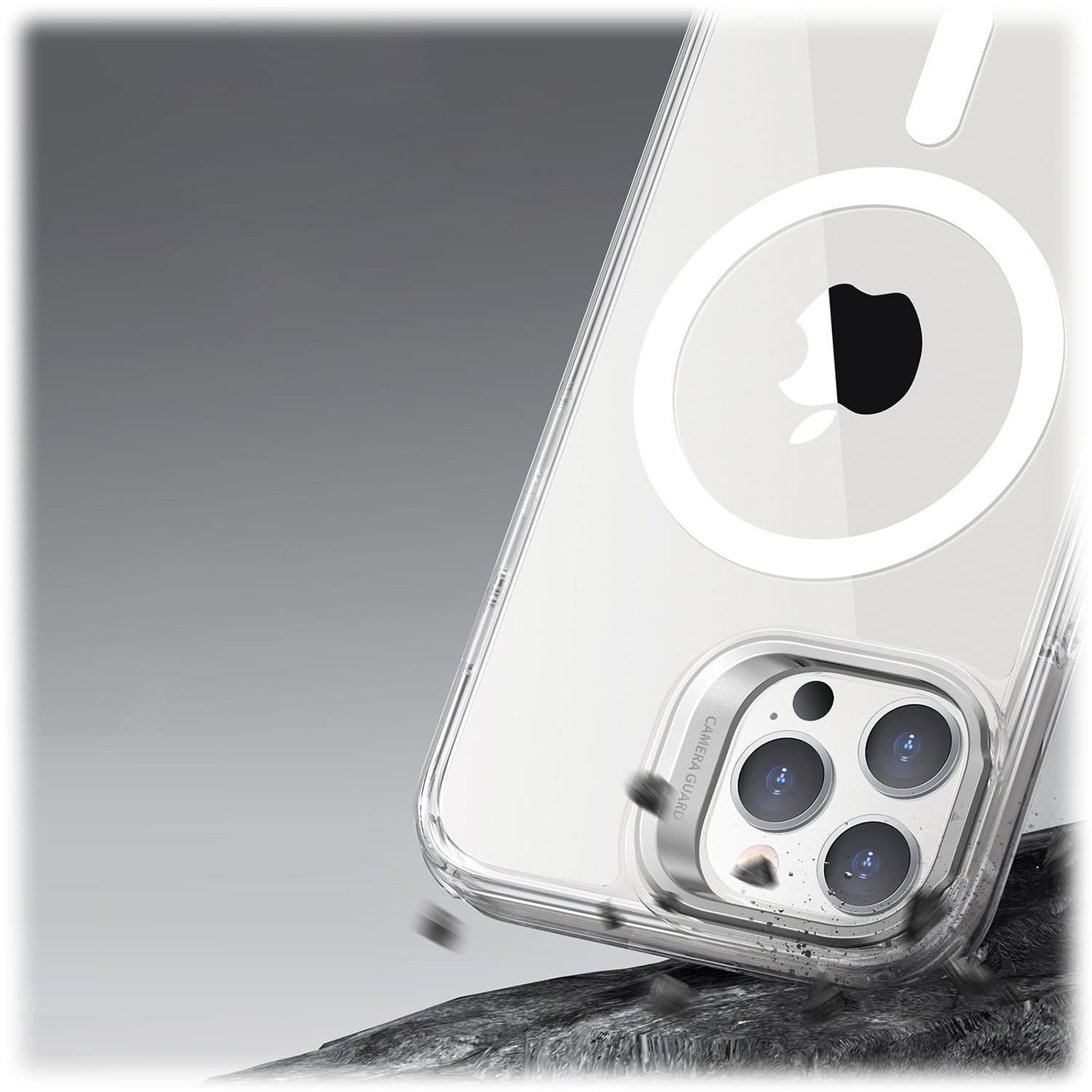 Alt View 15. SaharaCase - Hybrid-Flex Kickstand Case for Apple iPhone 14 Pro Max - Clear.