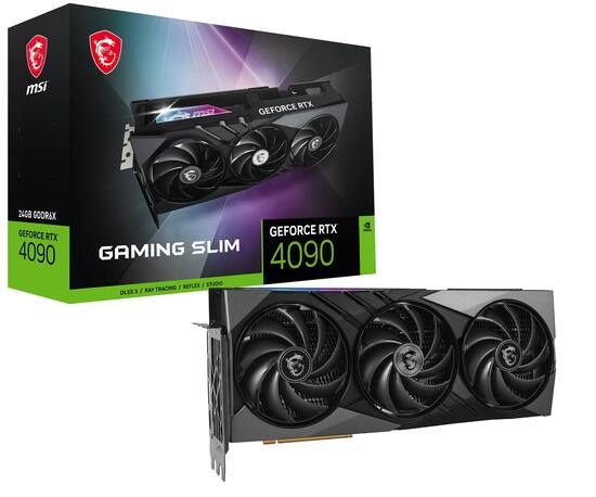 MSI NVIDIA GeForce RTX 4090 GAMING SLIM 24G 24GB DDR6X