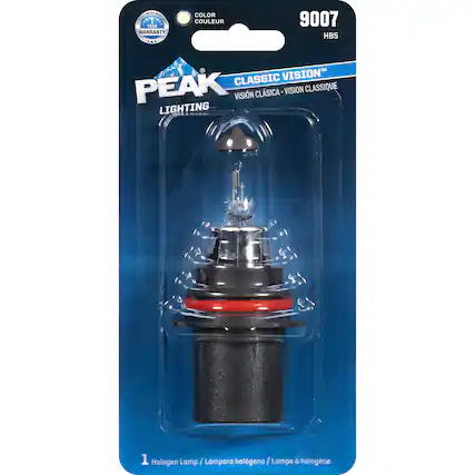 EAEMD 1 MIORINTY TEAR WARRANTY PRAD - COLOR COULEUR 9007 HB5 M CLASSIC VISION. PEAK LIGHTING 1 Halogen Lamp/Lampa Lamp halgena / Lampe Lampe b halogne