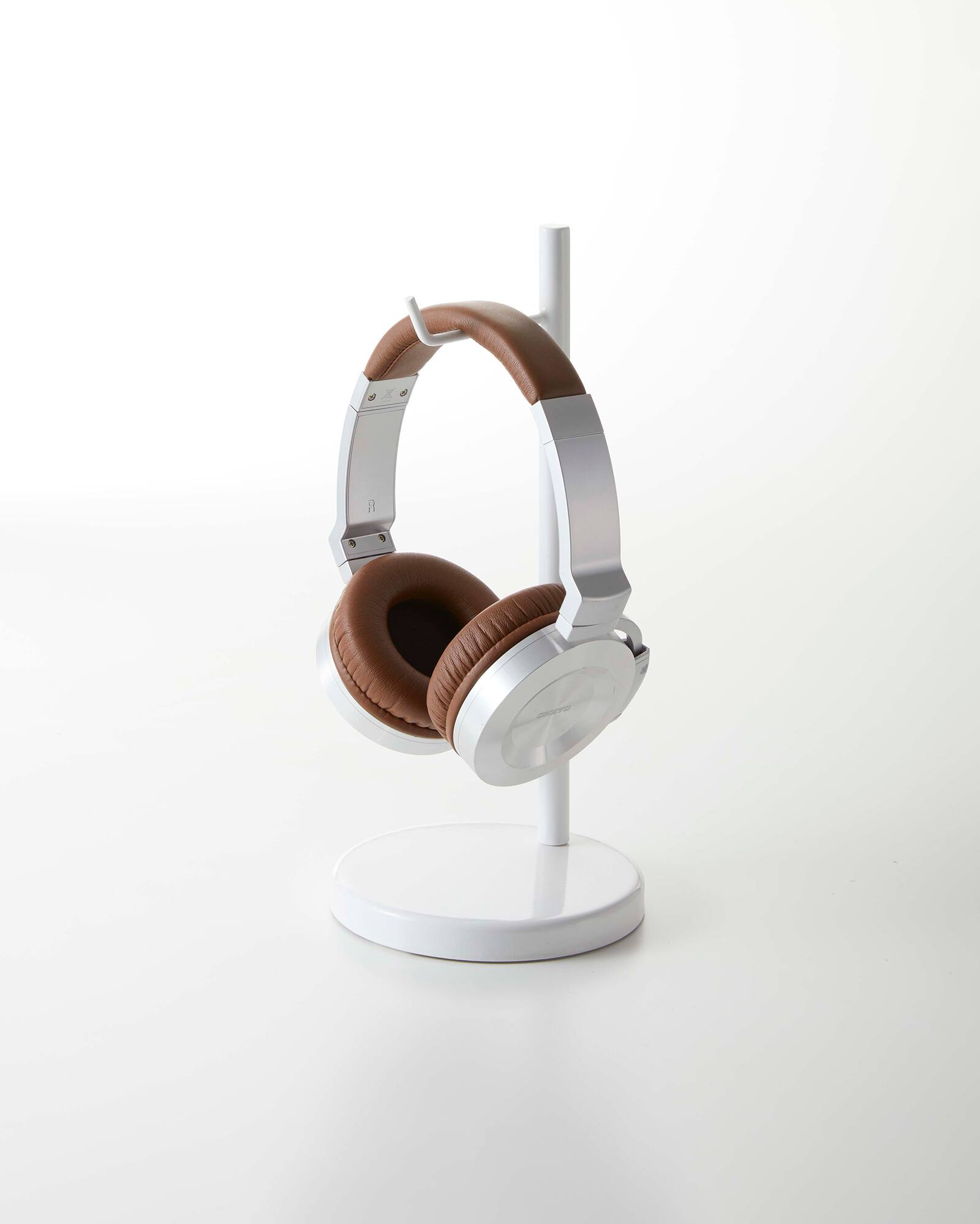 Left. Yamazaki Home - Headphone Stand - Steel.