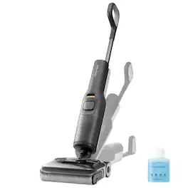 Roborock - F25 ACE Cordless Wet Dry Vacuum Cleaner, AI Assistant Wheels, Edge-to-Edge Cleaning, 20000Pa Suction - Black
