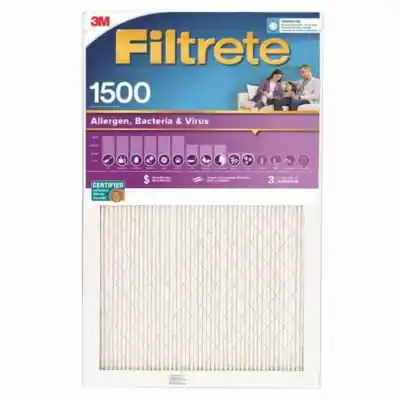 3M Filtrete 1500 Allergen, Bacteria & Virus
300
CERTIFIED
$3