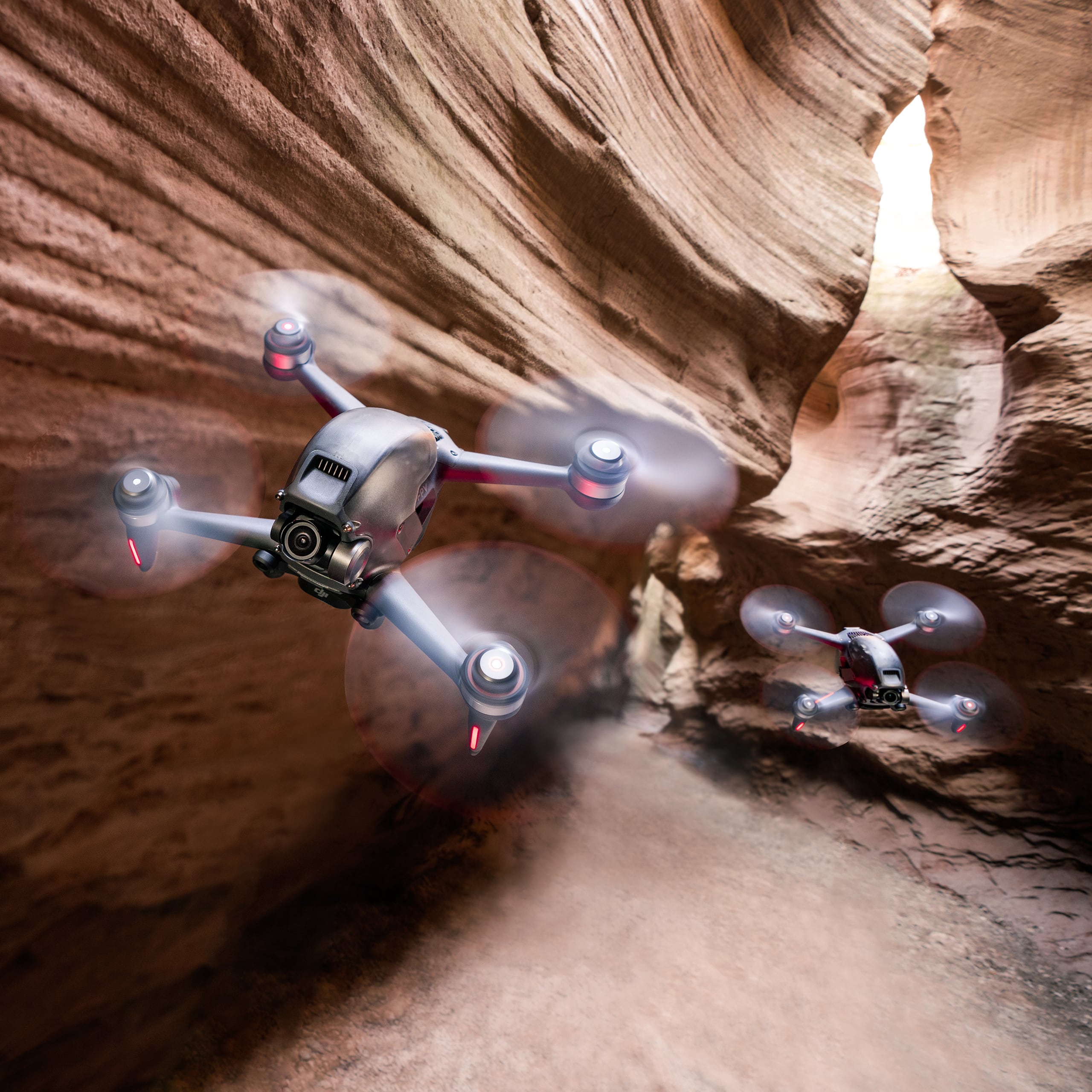 Alt View 18. DJI - FPV Combo Drone with Remote Control and Goggles - Gray.