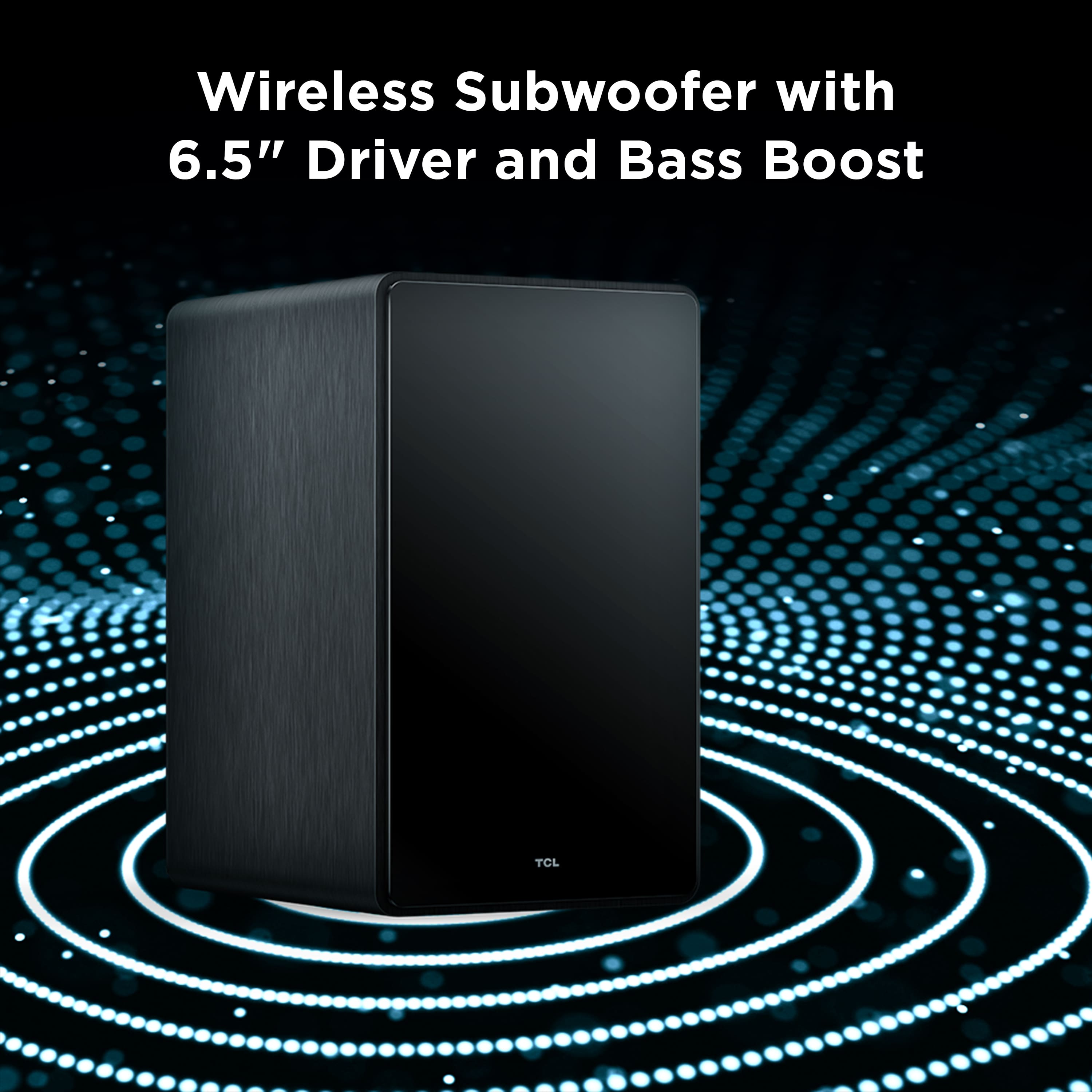 Wireless Subwoofer with 6.5" Driver and Bass Boost TCL