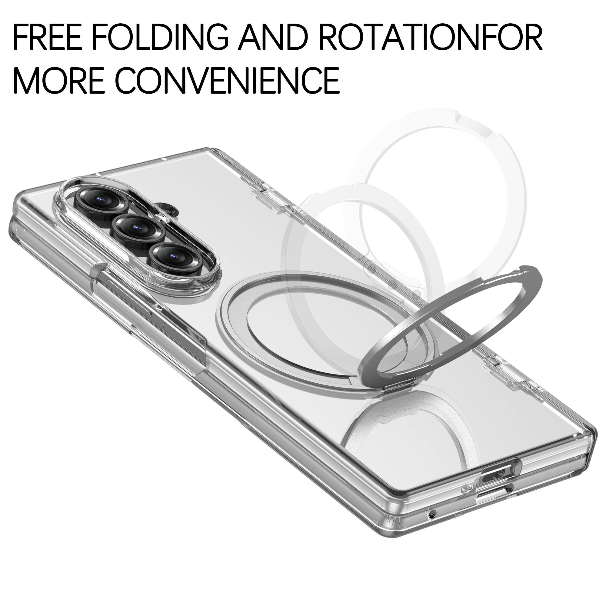 FREE FOLDING AND ROTATION FOR MORE CONVENIENCE