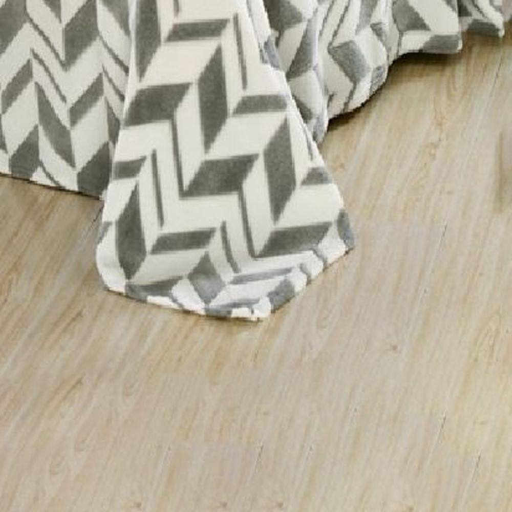 Alt View 2. Noble House - Plazatex Arrow Chevron Micro Plush Blanket - King 102x86", Grey - Grey.