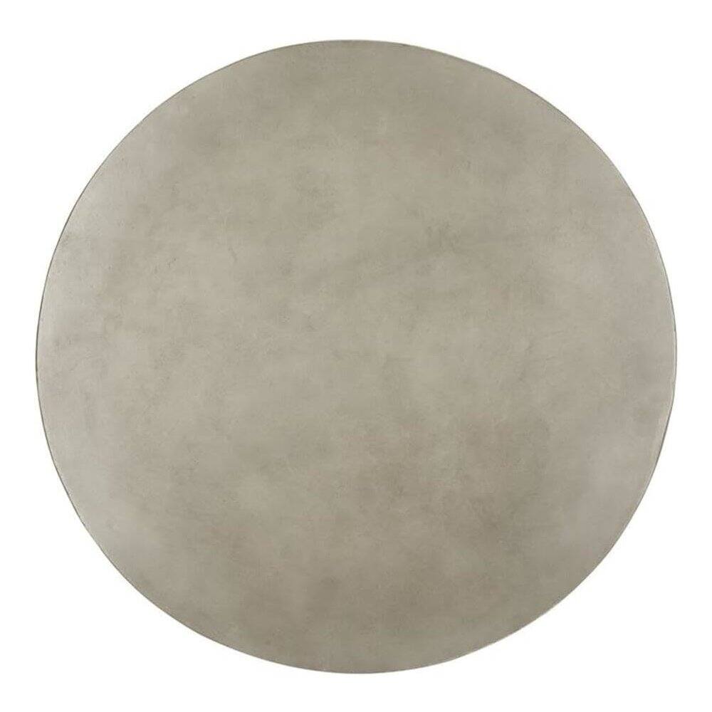 Angle. Safavieh - Delfia Indoor/Outdoor Modern Concrete Round 27.56-Inch Dia Coffee Table - Gray.