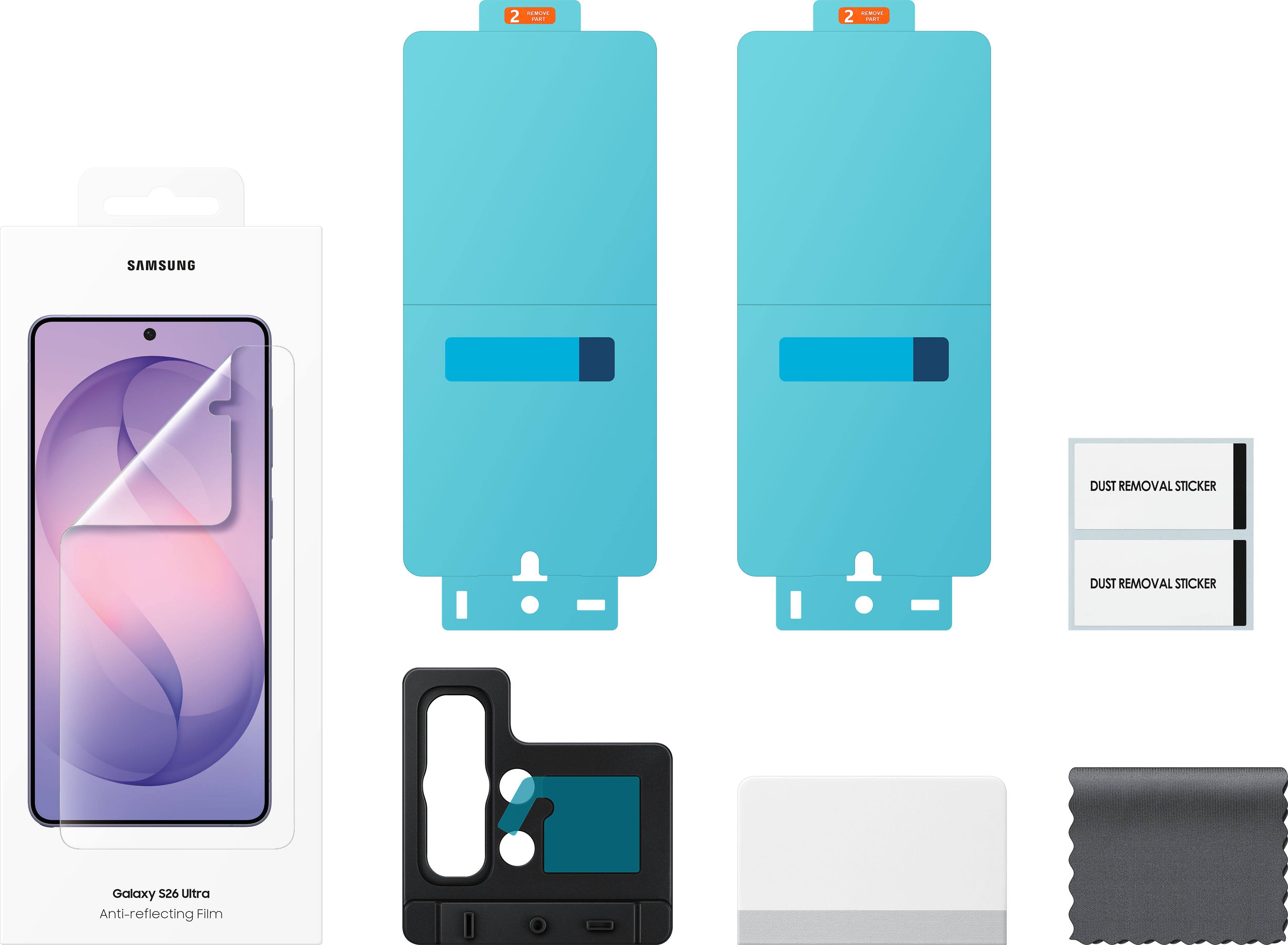 2 A 2: SAMSUNG DUST REMOVAL STICKER DUST REMOVAL STICKER Galaxy S26 Ultra Anti-reflecting Film
