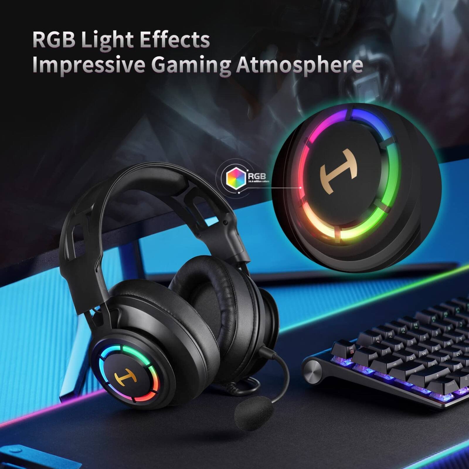 RGB Light Effects  
Impressive Gaming Atmosphere