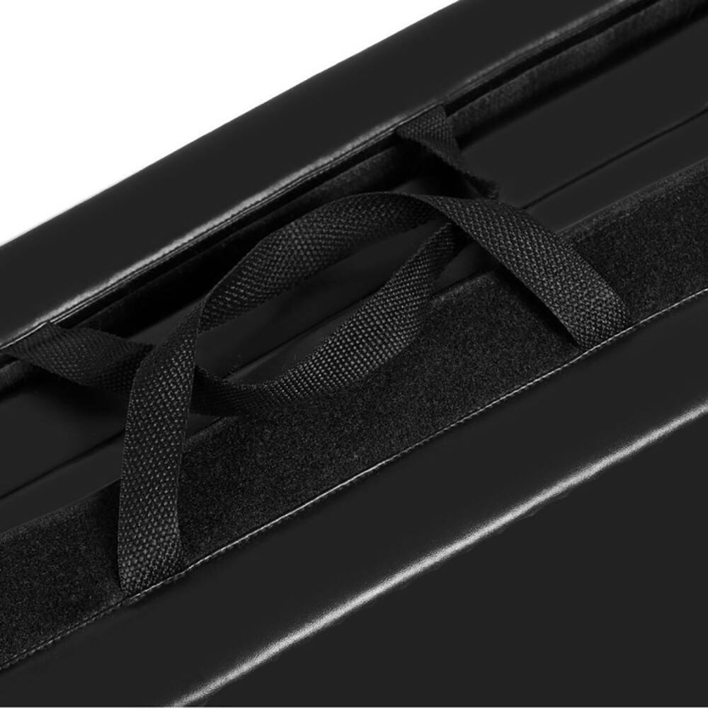 Alt View 6. Pefilos - 4 Feet x 10 Feet Thick Folding Panel Gymnastics Mat-Black, Folding Thick Exercise with Carrying Handles for Yoga Mat - Black.