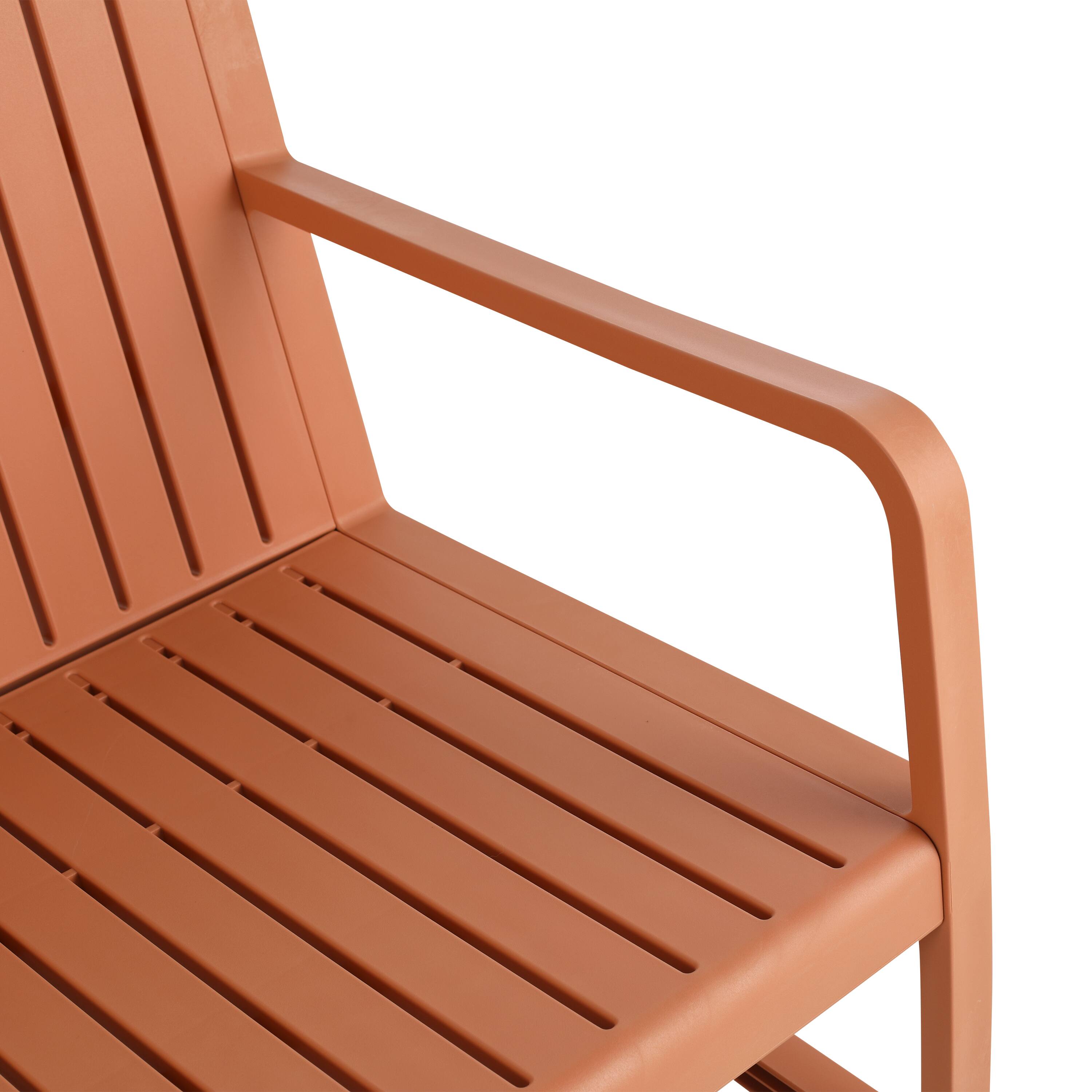 Alt View 6. Mondawe - 3-Seater Patio Waterproof PP Material Sofa - Apricot Brown.