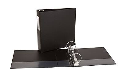 Alt View 5. Avery - 3" 3-Ring Non-View Binders - Black.
