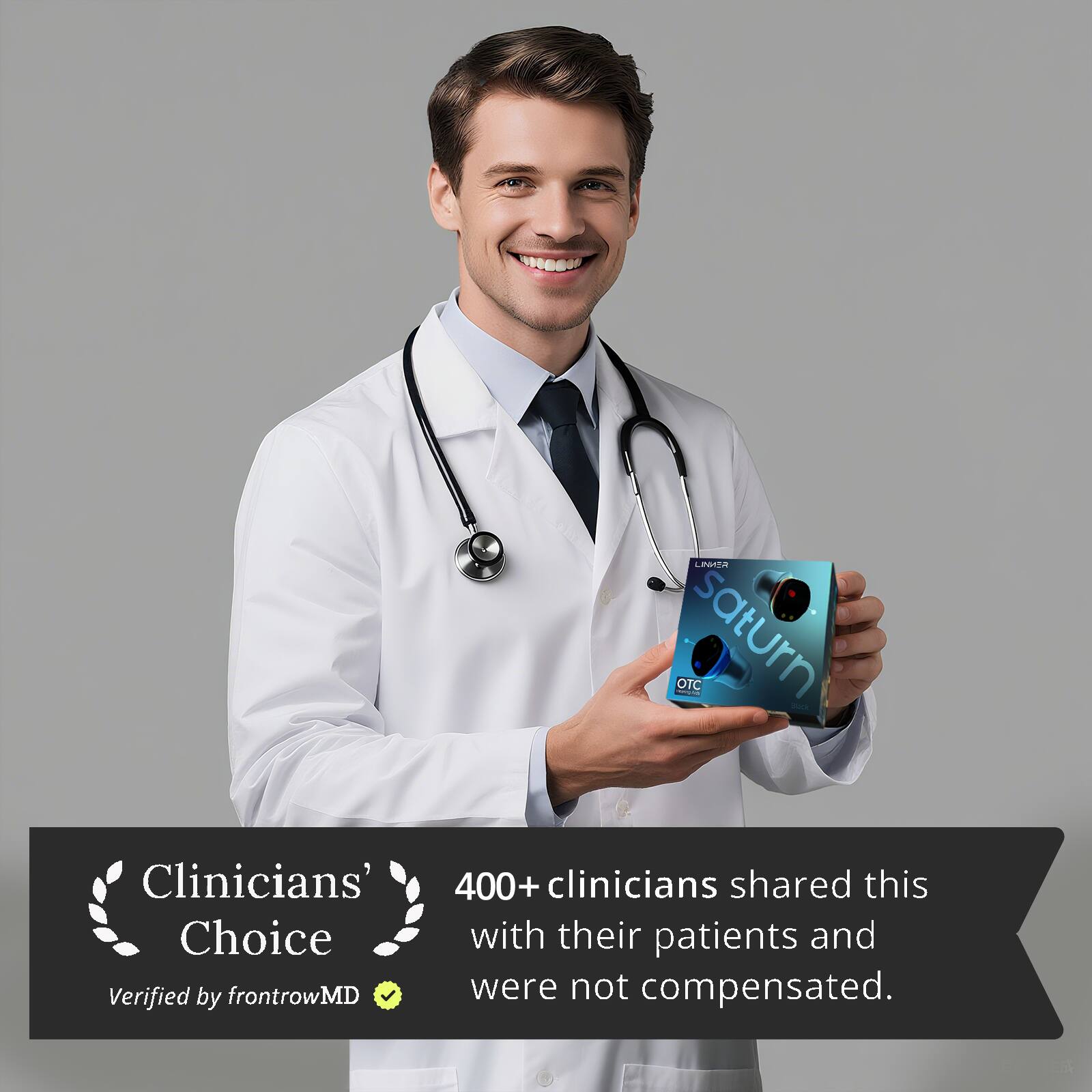Clinicians' Choice  
Verified by frontrowMD  

400+ clinicians shared this with their patients and were not compensated.
