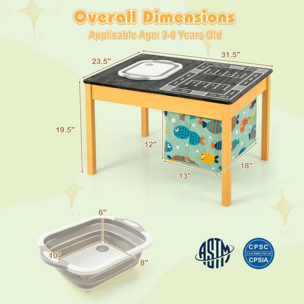 Overall Dimensions  
Applicable Age: 3-8 Years Old  

23.5"  
31.5"  
19.5"  
12"  
13"  
18"  
6"  
10"  
8"  

STM  
CPSC USA  
CPSIA