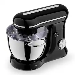 Forest'nSky - Plum Chef 5L Stand Mixer - 10-Speed Electric Food Mixer with Stainless Bowl, Dough Hook & Attachments - Black