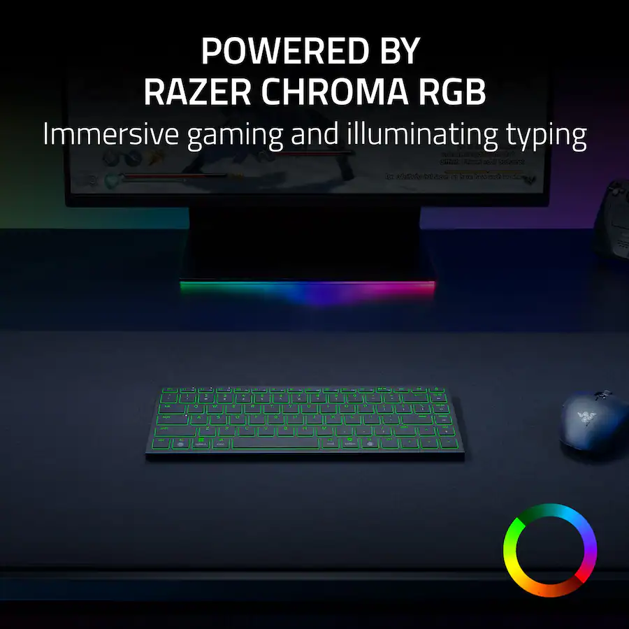 Razer Joro Portable 75% Wireless Low Profile Gaming Keyboard for PC and ...